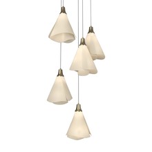 Hubbardton Forge - Canada 131122-SKT-LONG-84-SH1987 - Mobius 5-Light Pendant