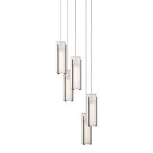 Hubbardton Forge - Canada 131124-SKT-LONG-05-GG0065 - Exos Glass 5-Light Pendant