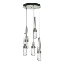 Hubbardton Forge - Canada 131127-SKT-STND-85-ZM0434 - Link 5-Light Clear Glass Pendant