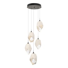 Hubbardton Forge - Canada 131138-SKT-LONG-07-WP0755 - Chrysalis 5-Light Large Crystal Pendant