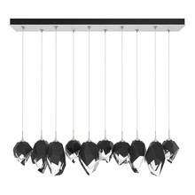 Hubbardton Forge - Canada 131145-SKT-LONG-02-BP0756 - Chrysalis 10-Light Mixed Crystal Pendant