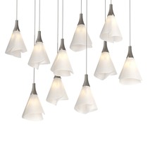 Hubbardton Forge - Canada 131202-SKT-LONG-07-SH1987 - Mobius 10-Light Pendant