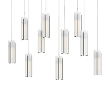 Hubbardton Forge - Canada 131204-SKT-LONG-20-GG0065 - Exos Glass 10-Light Pendant