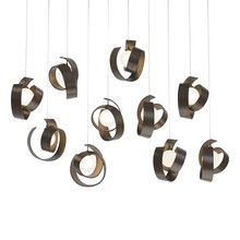 Hubbardton Forge - Canada 131208-SKT-LONG-05-GG0711 - Riza 10-Light Pendant