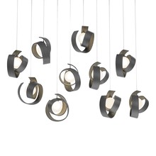 Hubbardton Forge - Canada 131208-SKT-LONG-20-GG0711 - Riza 10-Light Pendant