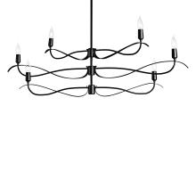 Hubbardton Forge - Canada 136350-SKT-MULT-10 - Willow 6-Light Small Chandelier