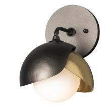 Hubbardton Forge - Canada 201374-SKT-14-86-GG0711 - Brooklyn 1-Light Double Shade Bath Sconce