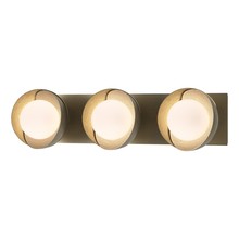 Hubbardton Forge - Canada 201378-SKT-84-86-GG0711 - Brooklyn 3-Light Straight Double Shade Bath Sconce