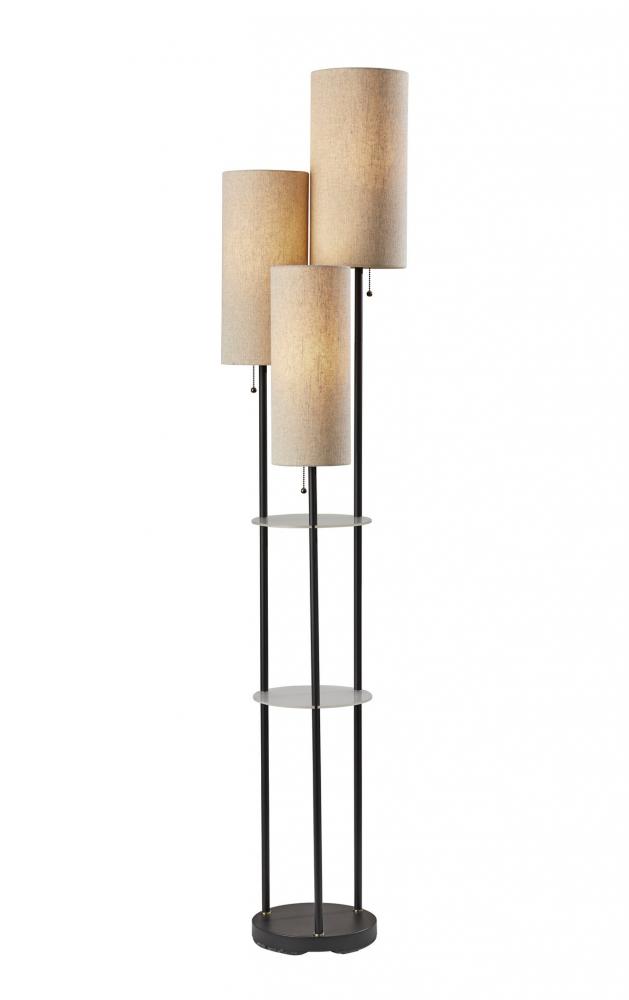 Trio Shelf Floor Lamp