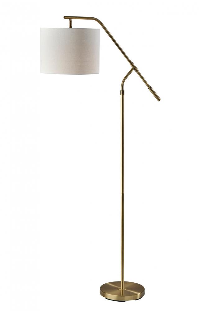 Milo Floor Lamp-Antique Brass