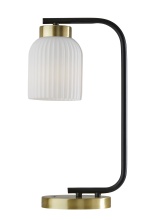 AFJ - Adesso AF48885BR - Textured Glass Desk Lamp