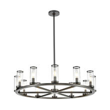 Alora Lighting CH309012UBCG - Revolve Clear Glass/Urban Bronze 12 Lights Chandeliers