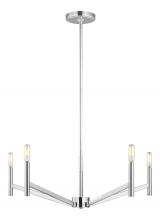 Visual Comfort & Co. Studio Collection 3124305-05 - Vector Five Light Chandelier