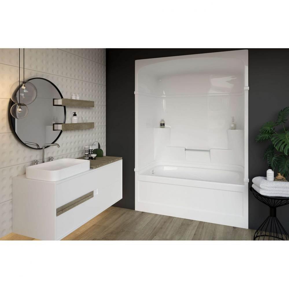 White Empire Tub Shower