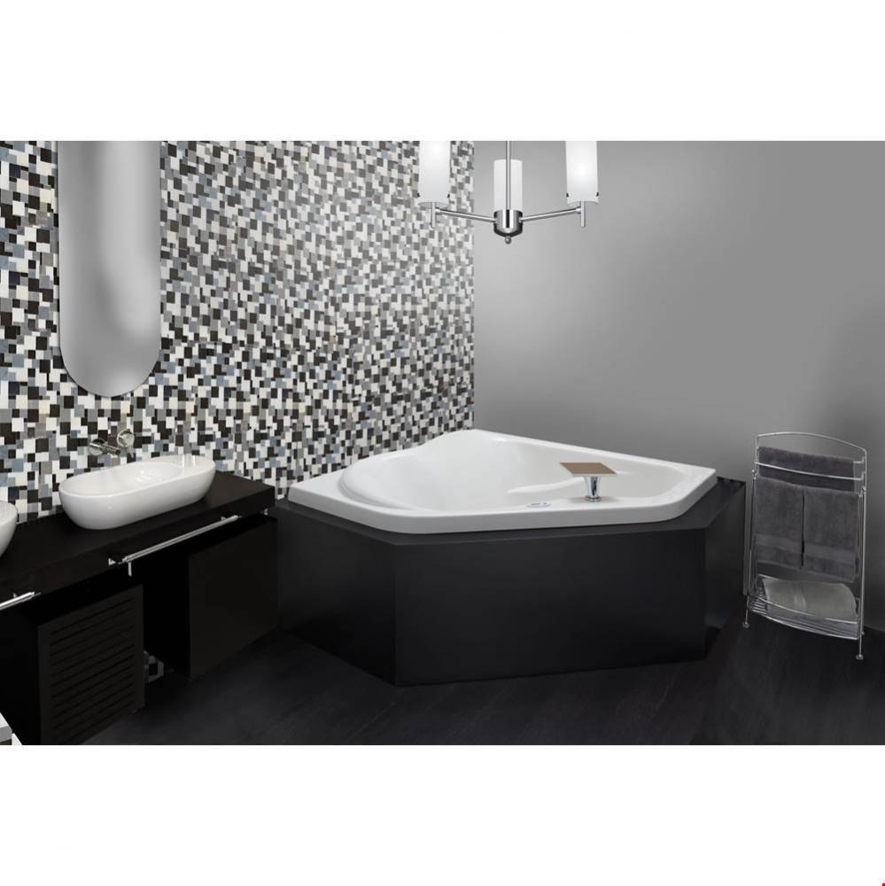 White Capri Corner Bath