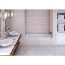 Mirolin Canada BO63L0001 - Aura Alcove Bath - 2'' Flange