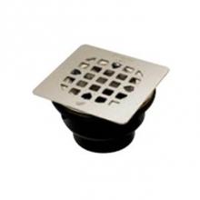 Mirolin Canada FD3-X - Chrome Xfr Floor Drain - Square Grill