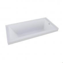 Mirolin Canada BO63R81 - White Aura Alcove Bath 8-Pack