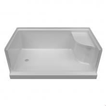 Mirolin Canada EB6032LS46 - Biscuit Ellis 60'' Receptor Base with Seat