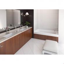 Mirolin Canada BO33L46 - Biscuit Salina Alcove Bath