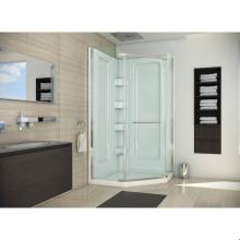 Mirolin Canada SCP42NAW46PS - Biscuit 42'' Neo Angle Base, Walls + PS Door Pkg