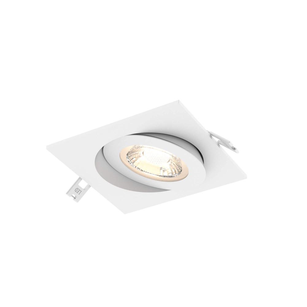 Multi CCT Flat Square LED Recessed Gimbal