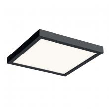 Dals CFLEDSQ10-CC-BK - 10 Inch Square Indoor/Outdoor LED Flush Mount