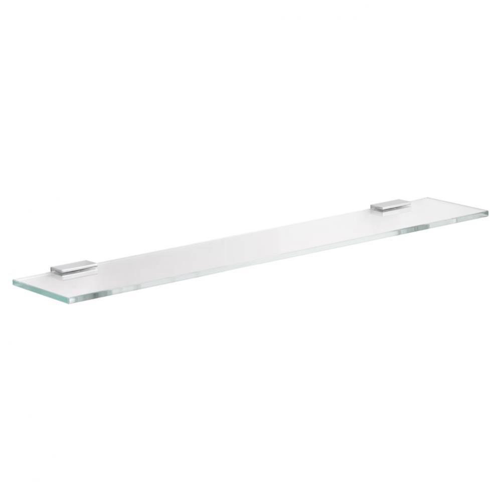 Glass shelf with brackets