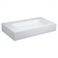 KEUCO 30380 310050 - Cast mineral washbasin