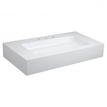 KEUCO 30380 310051 - Cast mineral washbasin