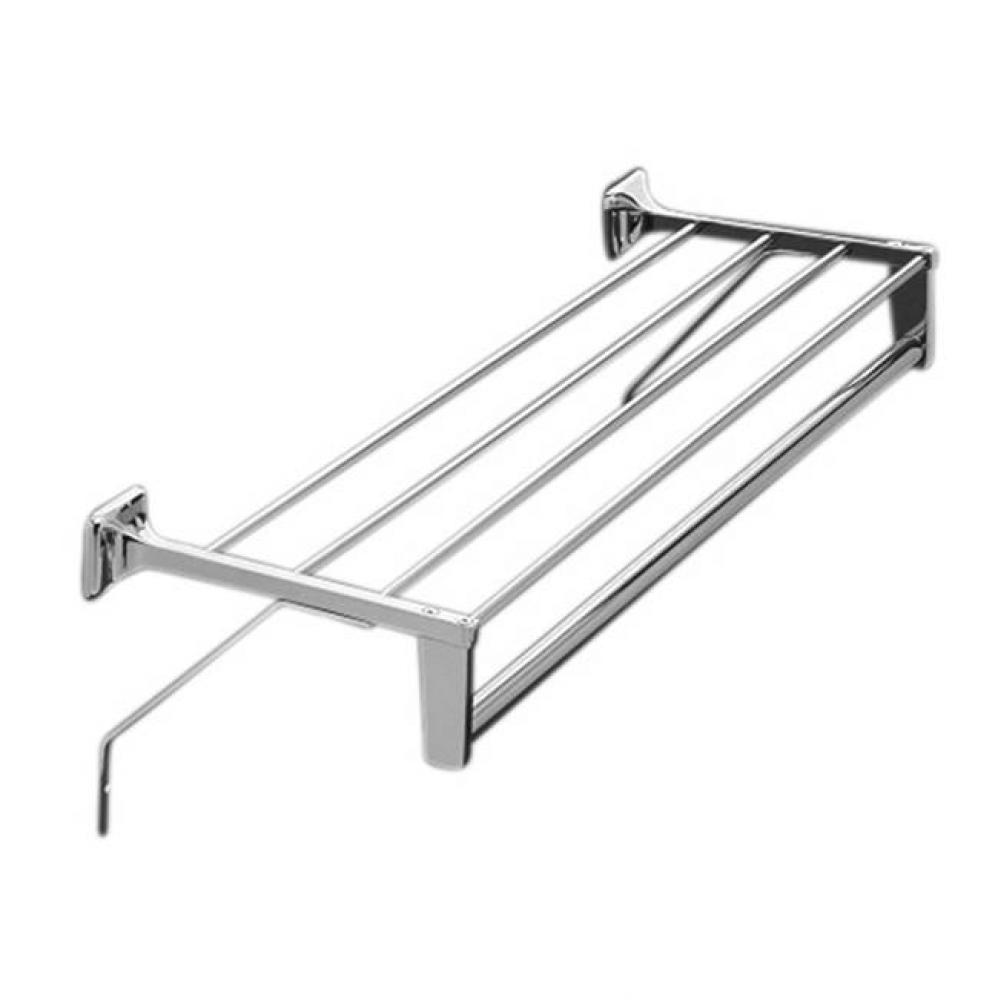 18'' Towel Shelf With Bar and Angle Wall Brackets