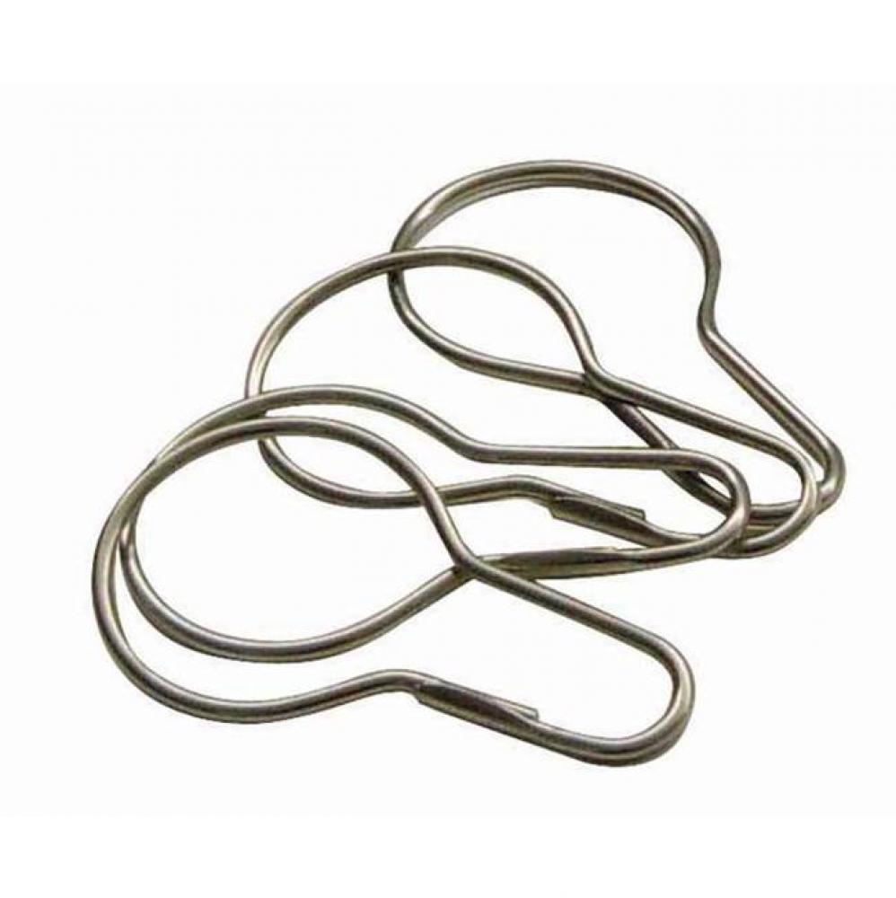 Metal Shower Curtain Hooks , 12 per bag, CH (C26)