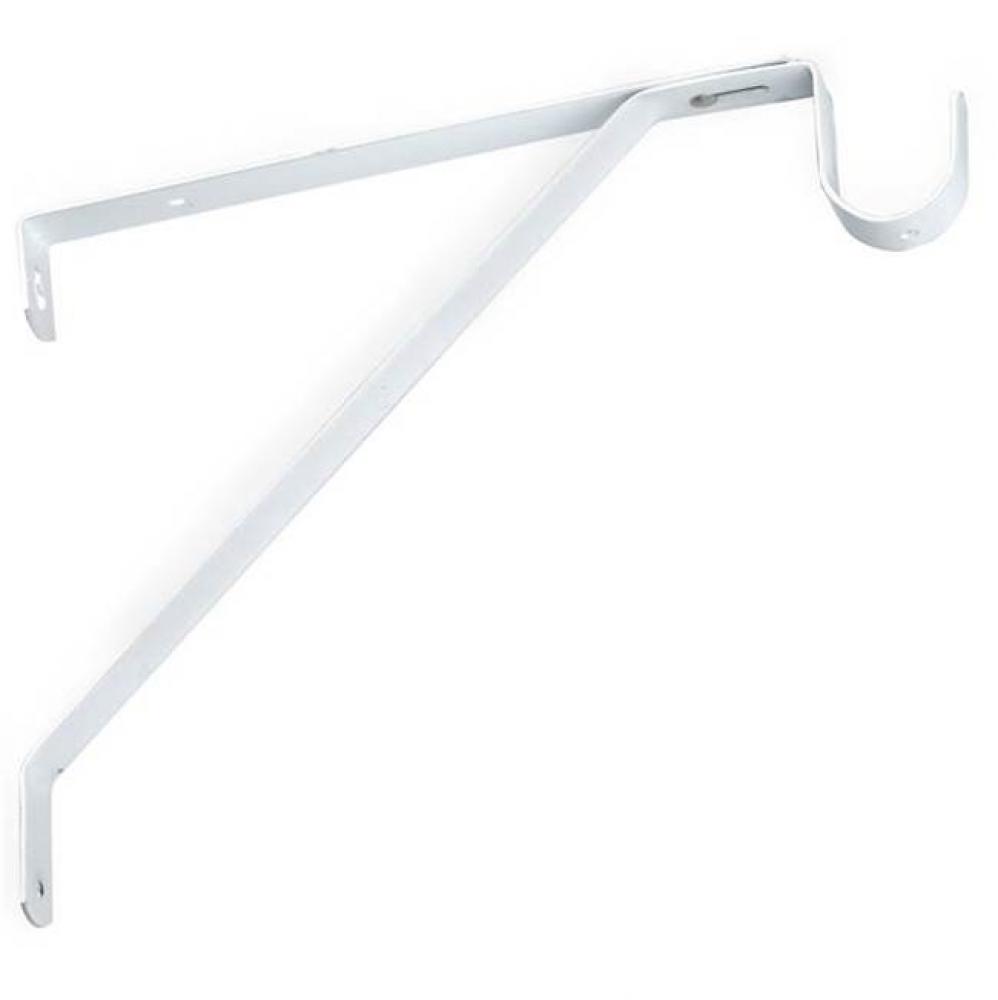 Adjustable Shelf and Rod Support, White Enamel