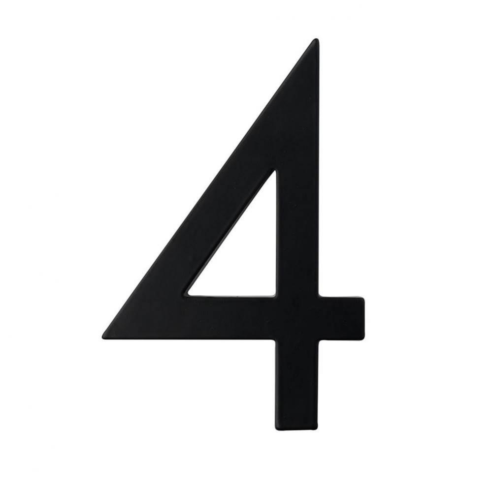 5'' DESIGNER HOUSE NUMBER, BLK No.4