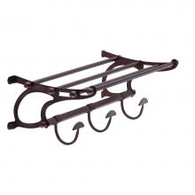 Taymor 02-D1047CORB - 20'' Paris Towel Shelf, Exposed Mount