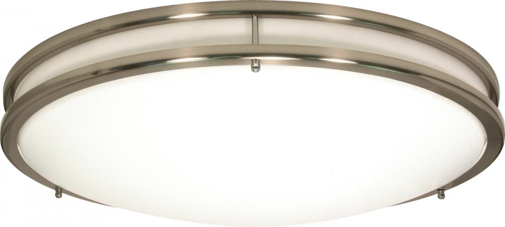 Glamour - 3 Light CFL - 17" - Flush Mount - (3) 18w GU24 / Lamps Included