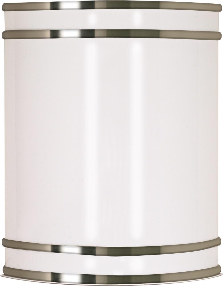 Glamour - 1 Light CFL - 9" - Wall Fixture - Fluorescent - (1) 18w GU24 Lamp Included