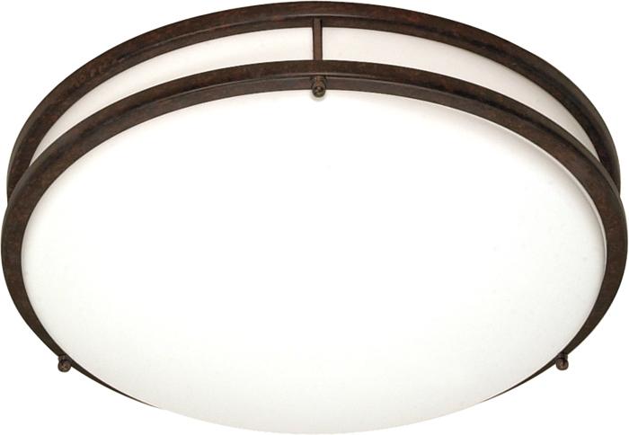 Glamour - 3 Light CFL - 13" - Flush Mount - (3) 13w GU24 / Lamps Included