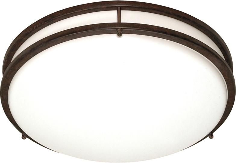 Glamour - 3 Light CFL - 17" - Flush Mount - (3) 18w GU24 / Lamps Included