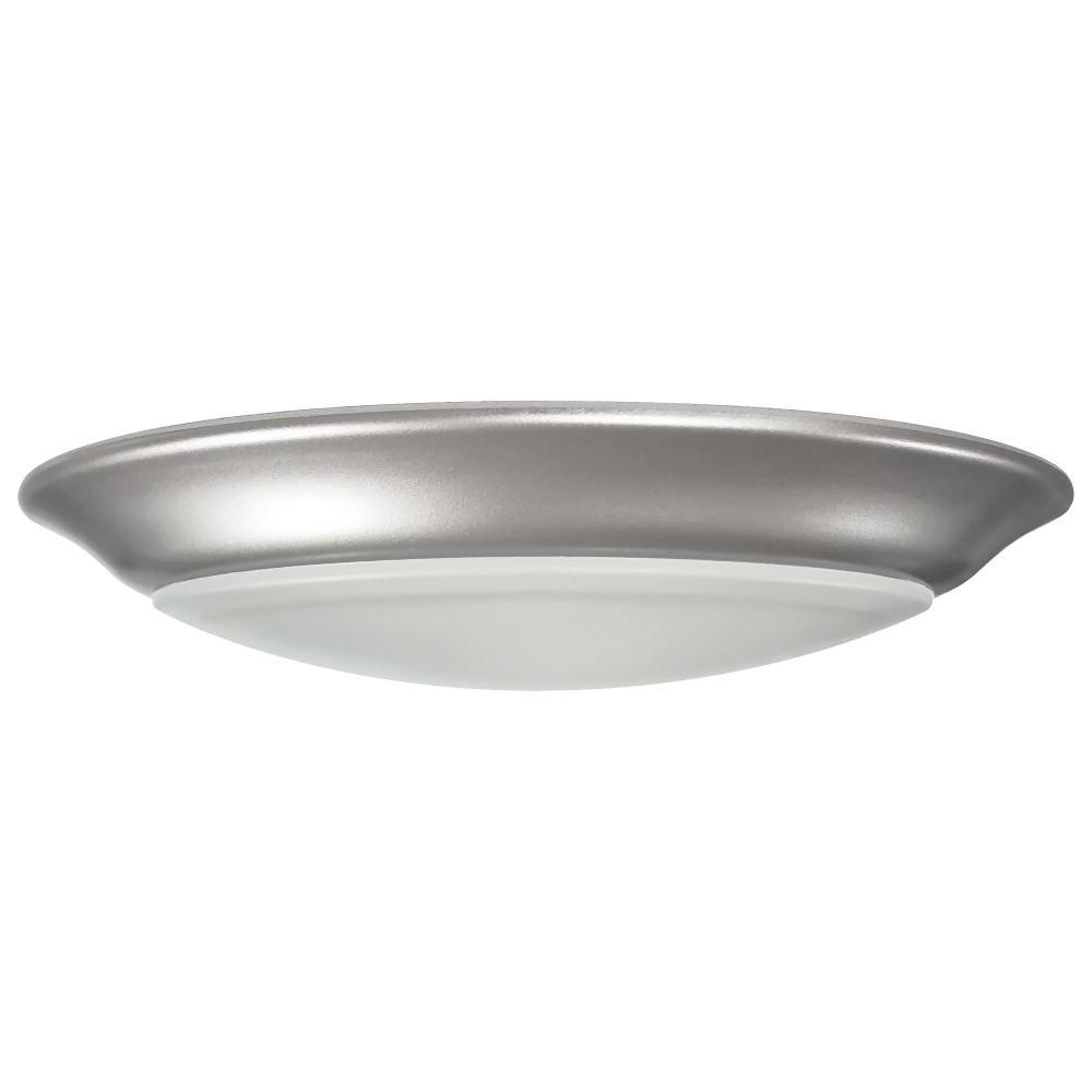 7 inch; LED Disk Light; 5-CCT Selectable 27K/3K/35K/4K/5K; Brushed Nickel Finish