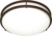 Nuvo 60/909 - Glamour - 3 Light CFL - 17" - Flush Mount - (3) 18w GU24 / Lamps Included