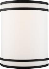 Nuvo 62/1445 - Glamour LED - - Wall Sconcewith White Acrylic Lens - Black Finish