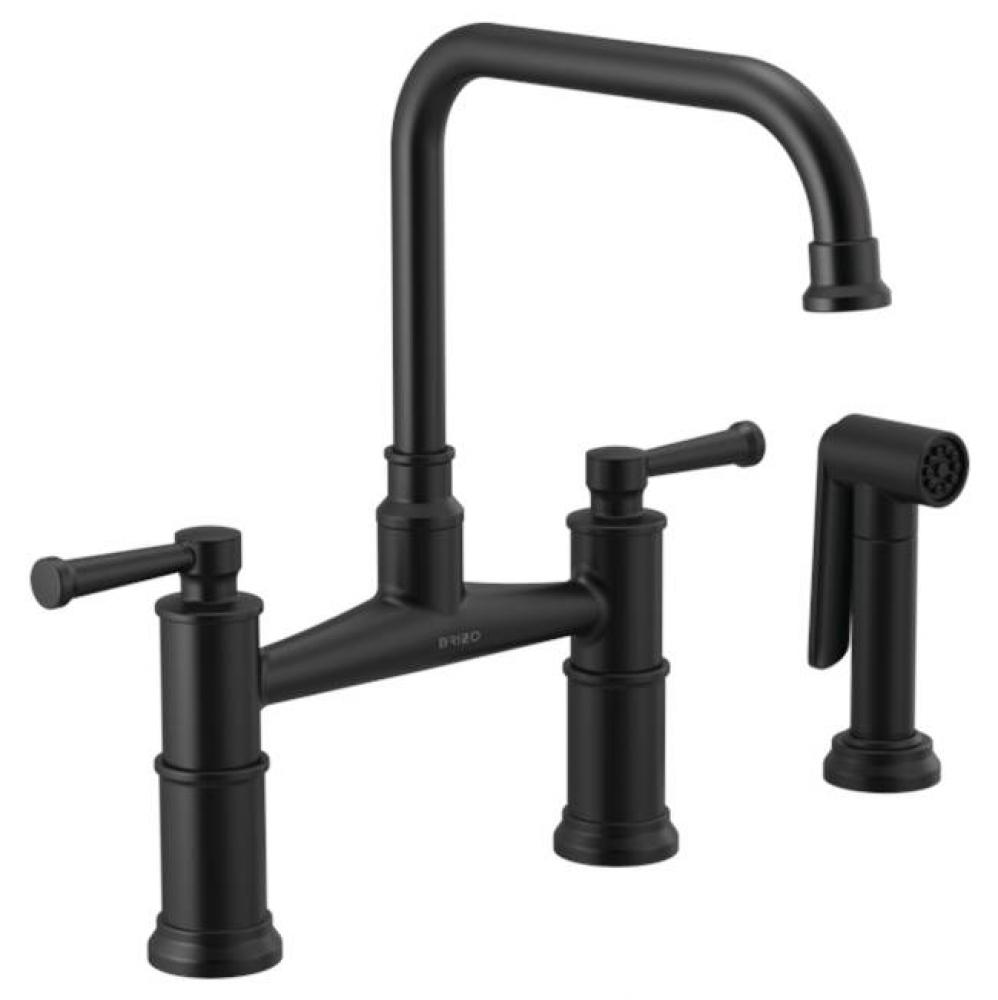 Artesso® Bridge Faucet with Side Sprayer