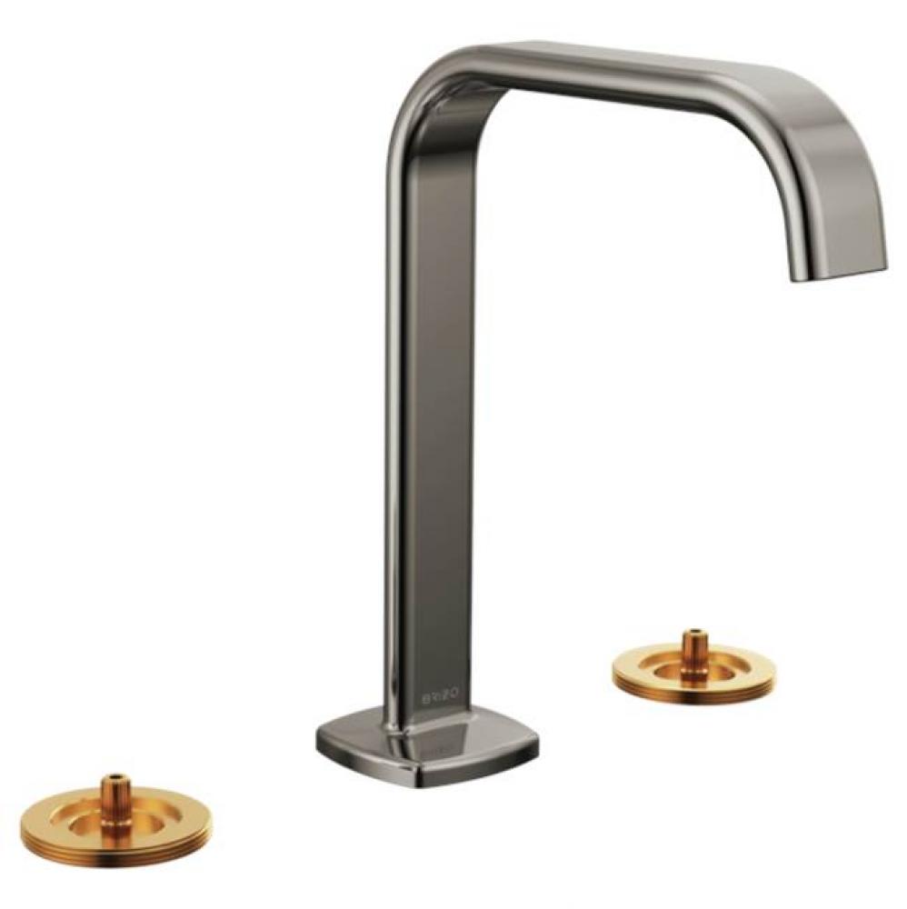 Allaria™ Widespread Lavatory Faucet with Square Spout - Less Handles