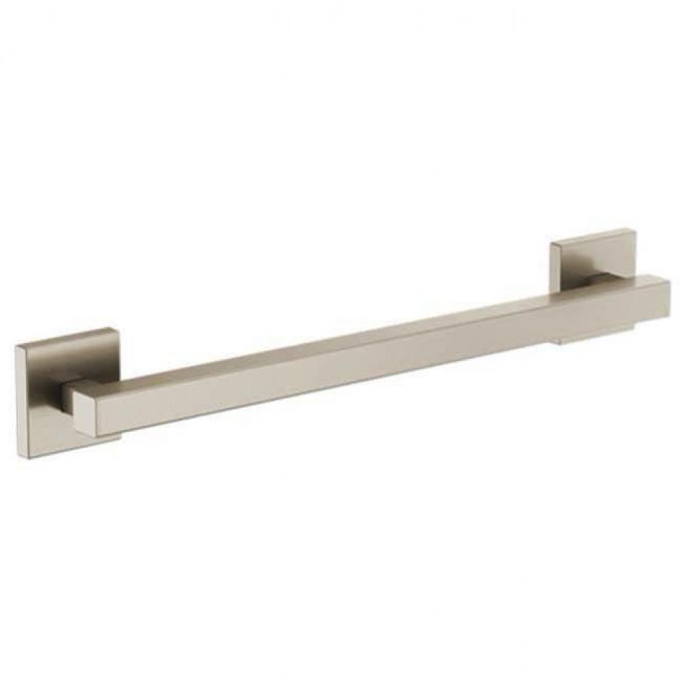 Contemporary Square Decorative Ada Grab Bar - 18''