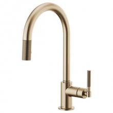 Brizo Canada 63043LF-GL - Arc Spout Pull-Down, Knurled Handle