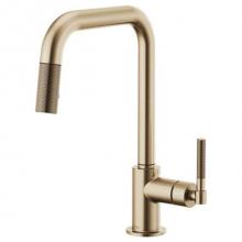 Brizo Canada 63053LF-GL - Square Spout Pull-Down, Knurled Handle