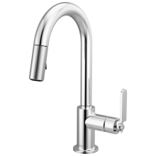 Brizo Canada 63944LF-PC - Litze® Pull-Down Prep Faucet with Arc Spout - Industrial Handle