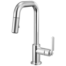 Brizo Canada 63954LF-PC - Litze® Pull-Down Prep Faucet with Square Spout - Industrial Handle