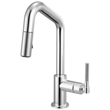 Brizo Canada 63963LF-PC - Litze® Pull-Down Prep Faucet with Angle Spout - Knurled Handle